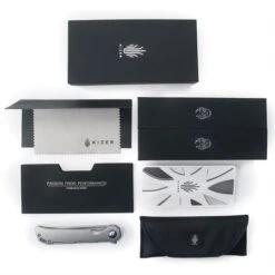 Kizer 4458T2 Begleiter Framelock Knife Titanium -Kizer Knife Shop 156274