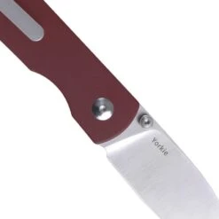 Kizer 3525S1 Yorkie Linerlock Red Micarta -Kizer Knife Shop 165723