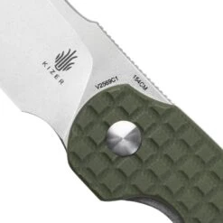 Kizer 2569C1 October Mini Linerlock Green -Kizer Knife Shop 168863