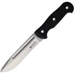 Kizer 0018 Maximus Fixed Wide Design Blade Knife With 3D Textured Black G-10 Handles