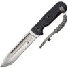 Kizer 0020 Maximus Fixed Slight False Edge Top Blade Knife With 3D Textured Black G-10 Handles -Kizer Knife Shop 191065 191094