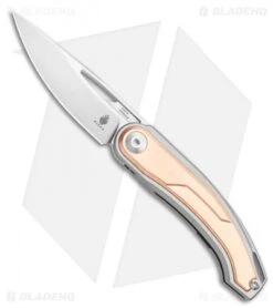 Kizer Apus Frame Lock Knife Copper/Ti (3.03" Stonewash) Ki3554A2
