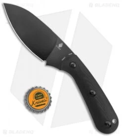 Kizer Azo Baby Fixed Blade Knife Black G-10 (3.5" Black) 1044C1 -Kizer Knife Shop Kizer Azo Baby Fixed Blade Black G 10 Black BHQ 134893 jr bottlecap
