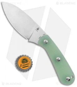 Kizer Azo Baby Fixed Blade Knife Natural G-10 (3.5" Satin) 1044C2 -Kizer Knife Shop Kizer Azo Baby Fixed Blade Jade G 10 Satin BHQ 121111 jr bottlecap