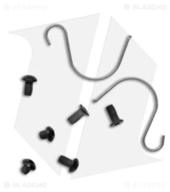 Kizer Azo Drop Bear Clutch Lock Knife Titanium (3" Stonewash) Ki3619A3 -Kizer Knife Shop Kizer Azo Drop Bear Clutch Lock Knife Titanium 3in SW BHQ 180472 td screws