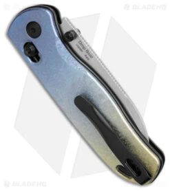 Kizer Azo Drop Bear Clutch Lock Knife Titanium (3" Stonewash) Ki3619A3 -Kizer Knife Shop Kizer Azo Drop Bear Clutch Lock Knife Titanium 3in SW BHQ 180472 td side