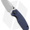 Kizer Azo Towser S Liner Lock Knife Blue Richlite (3" Satin) -Kizer Knife Shop Kizer Azo Towser S LL Blue Richlite Satin BHQ 176944 jr
