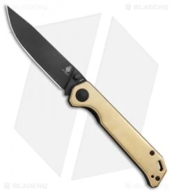 Kizer Azo Vanguard Brass Begleiter Liner Lock Knife (3.5" Black)