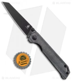 Kizer Azo Vanguard Mini Begleiter Liner Lock Knife Black Micarta (2.8" Black) -Kizer Knife Shop Kizer Azo Vanguard Mini Begleiter LL Black Micarta Black BHQ 121144 jr bottlecap