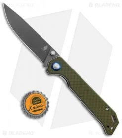Kizer Azo Vanguard Series Begleiter Knife Green G-10 (3.5" Gray) V4458N2 -Kizer Knife Shop Kizer Azo Vanguard Series Begleiter Green G 10 Gray V4458N2 BHQ 120329 jr bottlecap
