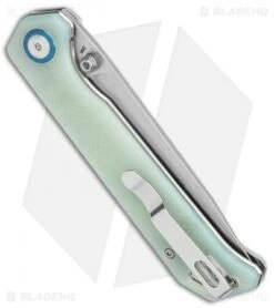 Kizer Azo Vanguard Series Begleiter Knife Natural G-10 (3.5" Stonewash 20CV) -Kizer Knife Shop Kizer Azo Vanguard Series Begleiter Natural G 10 SW V4458EF BHQ 118474 jr side