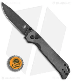 Kizer Azo Vanguard Begleiter 2 Button Lock Knife Black Micarta (3.5" Black SW) -Kizer Knife Shop Kizer Azo Vanguartd Begleiter 2 BLK Black Micarta 3in Black SW BHQ 169656 td size