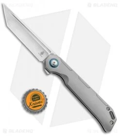 Kizer Begleiter Frame Lock Flipper Knife Titanium (3.5" Tanto) Ki4458T1 -Kizer Knife Shop Kizer Begleiter FL Ti Tanto Ki4458T1 BHQ 93974 jr bottlecap