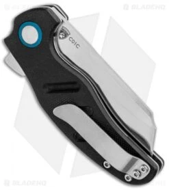 Kizer Vanguard Mini Sheepdog C01C Liner Lock Knife Black G-10 (2.6" Satin) -Kizer Knife Shop Kizer C01C Black Satin jr side