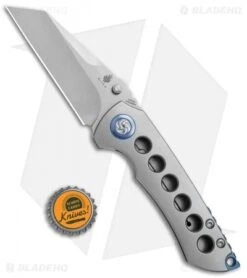 Kizer CK Critical Frame Lock Knife Blue Pivot (3.6" Stonewash) Ki4508A1 -Kizer Knife Shop Kizer CK Critical Flipper FL Blue Pivot SW Ki4508A1 BHQ 79959 jr bottlecap 2