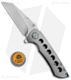 Kizer CK Critical Flipper Frame Lock Knife (3.6" Stonewash) Ki4508 -Kizer Knife Shop Kizer CK Critical Flipper FL SW Ki4508 BHQ 71898 jr bottlecap