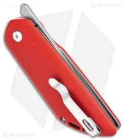 Kizer Comfort Liner Lock Knife Red G-10 (3.25" SW) V4559C1 -Kizer Knife Shop Kizer Comfort LL Knife Red G10 3in Satin BHQ 140611 td side