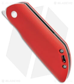 Kizer Comfort Liner Lock Knife Red G-10 (3.25" SW) V4559C1 -Kizer Knife Shop Kizer Comfort LL Knife Red G10 3in Satin BHQ 140611 td spine
