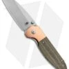Kizer Conaway Deviant Liner Lock Knife Green Micarta/Copper (3" Satin) -Kizer Knife Shop Kizer Conaway Deviant LL Green G 10 Copper Satin V3575A1 BHQ 121177 jr