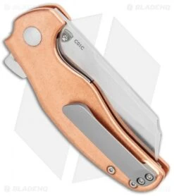 Kizer Copper Mini Sheepdog C01C Liner Lock Knife (2.6" Stonewash) -Kizer Knife Shop Kizer Copper Mini Sheepdog C01C LL SW Ki3488 P7 BHQ 103243 jr side 2