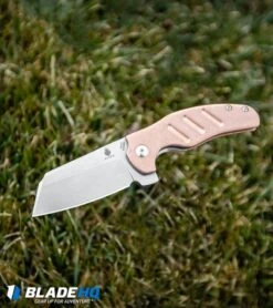 Kizer Copper Mini Sheepdog C01C Liner Lock Knife (2.6" Stonewash) -Kizer Knife Shop Kizer Copper Mini Sheepdog C01C Liner Lock Knife Stonewash BHQ 103243 kp grass web