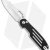 Kizer Cormorant Plunge Lock Knife Black/White Lines G-10 (3.25" Satin) Ki4562A2