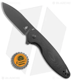 Kizer Cozy Liner Lock Knife Black G-10 (3.15" Black) V3613C1 -Kizer Knife Shop Kizer Cozy LL Black G 10 Black BHQ 156319 jr bottlecap