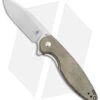 Kizer Cozy Liner Lock Knife Green Micarta (3.4" Satin) V3613C2 -Kizer Knife Shop Kizer Cozy LL Green Micarta Satin BHQ 156413 jr