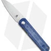Kizer Feist Front Flipper Knife Blue Denim Micarta (2.8" SW)