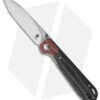 Kizer Cutlery Vanguard Azo PPY Liner Lock Knife Gray/Red Micarta (3.27" Satin) -Kizer Knife Shop Kizer Cutlery PPY 154CM BHQ 139001 jr