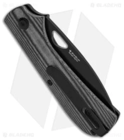 Kizer Vagnino Zipslip Slip Joint Knife Black Micarta (2.8" Black) -Kizer Knife Shop Kizer Cutlery Zipslip BHQ 140707 td side