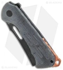 Kizer Knife Shop -Kizer Knife Shop Kizer D.O.C.K. Quatch Cleaver LL Green Micarta Black SW V3574N1 BHQ 121136 jr spine