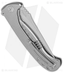 Kizer Diskin Toro Frame Lock Knife Titanium (3.8" Stonewash) Ki4503 -Kizer Knife Shop Kizer Diskin Toro ti sw BHQ 52093 er side