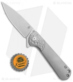 Kizer Envoy Frame Lock Knife Titanium (3" Stonewash) Ki3493 -Kizer Knife Shop Kizer Envoy FL Ti SW BHQ 52475 jr bottlecap