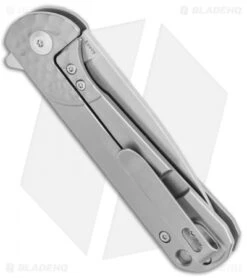 Kizer Envoy Frame Lock Knife Titanium (3" Stonewash) Ki3493 -Kizer Knife Shop Kizer Envoy FL Ti SW BHQ 52475 jr side