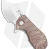 Kizer Flip Shank Frame Lock Knife Brown Micarta (Stonewash) Ki2521A2 -Kizer Knife Shop Kizer Flip Shank Frame Lock Knife Brown Micarta SW Ki2521A2 BHQ 111263 LS