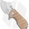 Kizer Flip Shank Frame Lock Knife Tan Micarta (2" Stonewash) Ki2521A3 -Kizer Knife Shop Kizer Flip Shank Frame Lock Knife Micarta Stonewash Ki2521A3 BHQ 117841 LS