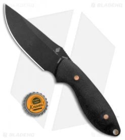 Kizer Garza Sequoia Fixed Blade Knife Black G-10 (3.78" Black) 1022A1 -Kizer Knife Shop Kizer Garza Sequoia Balck G 10 Black 1022A1 BHQ 80383 jr bottlecap