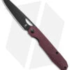 Kizer Genie Liner Lock Knife Red Richlite (3.40" Black) V4545C2 -Kizer Knife Shop Kizer Genie LLK Red Richlite 3in SW BHQ 169682 td