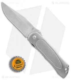 Kizer Jernigan Wakulla Clip Point Frame Lock Knife Ti (3..5" Satin) Ki4497A2 -Kizer Knife Shop Kizer Jernigan Wakulla clip point ti satin Ki4497A2 BHQ 52404 er size