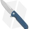 Kizer Justice Liner Lock Flipper Knife Blue G-10 (3.75" Satin) V4543C2 -Kizer Knife Shop Kizer Justice LL Blue G 10 Satin V4543N1 BHQ 107556 jr
