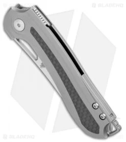 Kizer Kobold Frame Lock Knife Ti/CF (2.94" Satin) Ki3542 -Kizer Knife Shop Kizer Kobold FL Ti CF Satin Ki3542 BHQ 106832 jr spine