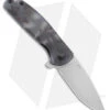Kizer Laconico Gemini Frame Lock Knife Raffir Left Hand (3.1" Stonewash S35VN)