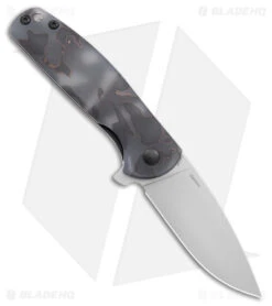 Kizer Laconico Gemini Frame Lock Knife Raffir Left Hand (3.1" Stonewash S35VN)
