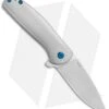 Kizer Laconico Gemini Left-Handed Frame Lock Knife (3.125" Stonewash) Ki3471-L -Kizer Knife Shop Kizer Laconico Gemini Left Handed FL SW Ki3471 L BHQ 72454 jr