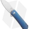 Kizer Laconico Yorkie Frame Lock Knife Blue Ti (2.57" Stonewash) Ki3525A2 -Kizer Knife Shop Kizer Laconico Yorkie FL Blue Ki3525A2 BHQ 93986 jr