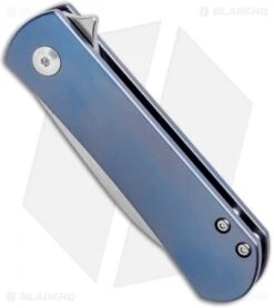 Kizer Laconico Yorkie Frame Lock Knife Blue Ti (2.57" Stonewash) Ki3525A2 -Kizer Knife Shop Kizer Laconico Yorkie FL Blue Ki3525A2 BHQ 93986 jr spine