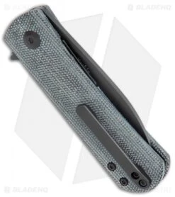 Kizer Laconico Yorkie Liner Lock Knife Black Micarta (2.5" Black M390) -Kizer Knife Shop Kizer Laconico Yorkie LL Black Micarta Black BHQ 122633 jr side