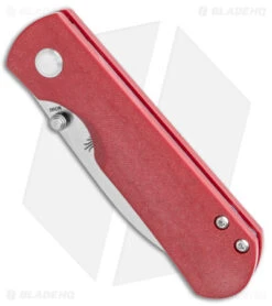 Kizer Laconico Yorkie Liner Lock Knife Red Micarta (2.5" SW) -Kizer Knife Shop Kizer Laconico Yorkie LL Red Micarta SW BHQ 139739 jr spine