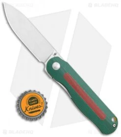 Kizer LÃ¤tt Vind Mini Liner Lock Knife Green G-10 (3" Satin) V3567N2 -Kizer Knife Shop Kizer Latt Vind Mini LL Green G 10 Satin BHQ 121119 jr bottlecap